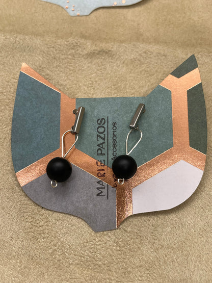 Aretes piedra natural
